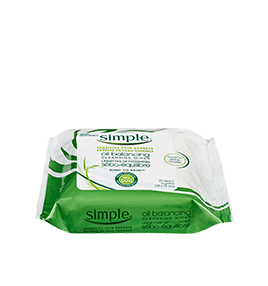 Simple Kind to Skin Oil Balancing Wipes