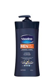 Vaseline Intensive Care Men Repairing Moisture Unscented Body & Face Lotion